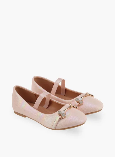 Flora Bella By Shoexpress Girls Embellished Ballerina Shoes Ramadan Collection